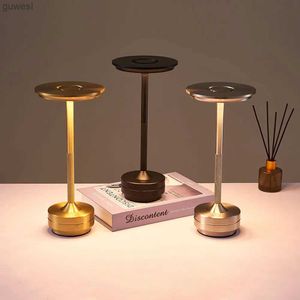 Night Lights LED Rechargeable Touch Desk Lamps Night Light Table Lamp Cafe Bedroom Bar Modern Minimalist Decoration Bedside Table Lamps Gifts YQ240112