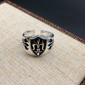 Designer CH Cross Chromes Brand Ring for Men Unisex Men's Fashion Card Opening Adjustable Silver Heart Jewelry Classic Rings Lover Gifts New 2024 Free Shipping FAHZ