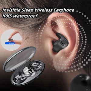 Наушники tws невидимый беспроводной телефон, Bluetooth 5.3 Скрытые наушники, водонепроницаемые наушники с сенсорным управлением IPX5