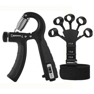 2 PCS Adjustable Hand Grips Strengthener Men Women Arm Finger Massager Expander Exercise Gym Fitness Training Wrist Gripper 240112