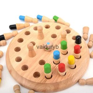 Sorting Nesting Stacking toys Kids Color Cognitive Ability Toy Wooden Memory Match Stick Chess Game Fun Block Board Game Educational Toys for Kid Giftvaiduryb
