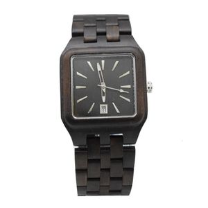 Calendar Date High Quality Valentines Gift Wristwatach s Designer Luxury Dress Men Day Date Wood Watches for Him 240112