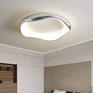 Avizeler minimalizm yatak odası led avize ev dekor akıllı ışık fikstürleri oda için modern tavan lambası