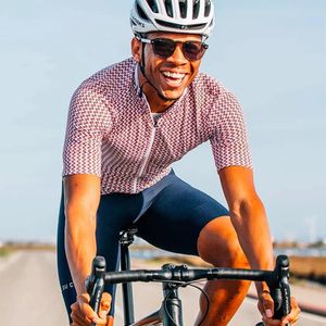 Setler Cafe Du Cycliste Team Bisiklet Jersey Set Erkek Bisiklet Giysileri Gömlekleri Kısa Kol Mtb Yol Bisikleti Giyim Kiti Maillot Ropa Ciclismo