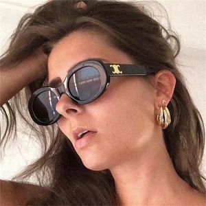 Retro Cateye Sunglasses For Lady Designer Women Luxury Sunglasses Mens Triomphe Sun Glasses Round Frame Eyeglasses White Black Datou_store