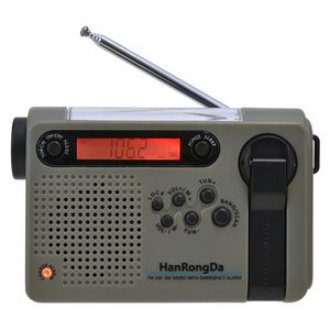 Rádio HRD900 Rádio Multifuncional Banda Completa Movido a Energia Solar AM/FM/SW Rádio Meteorológico de Emergência LED Lanterna Lâmpada Banco de Potência para Camping