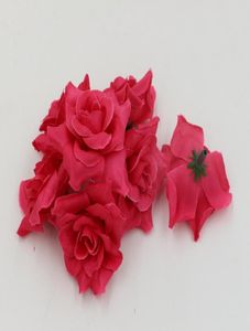 Продать 500 шт. искусственные цветы роза красная подшивка роз головка цветка свадебные украшения цветы 5 см5092451