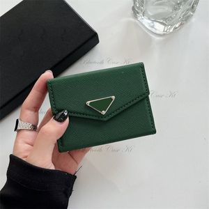 Credit Card Holder Fashion Purse Push Case with Cover Cards ID Smart Card Holder designer Mini ID Card Case for Business card bag Triangular nameplate Phone Pouches