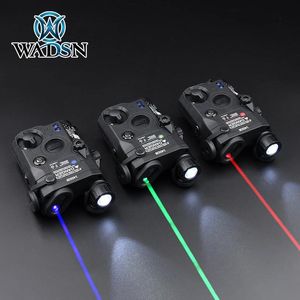 Pointers Wadsn Peq 15 Peq15 Red Dot Green Blue Laser Pointer Sight for 20mm Picatinny Rail Ar15 Arisoft Accessories Weapon Flashlight