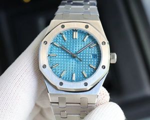 Top AP Tam A Dial Working Automatic Dating Kadınlar İzle 34mm Lüks Moda Erkekler Tam Çelik Band Otomatik 5800 Mekanik Hareket Saati Altın Gümüş Günlük İzleme