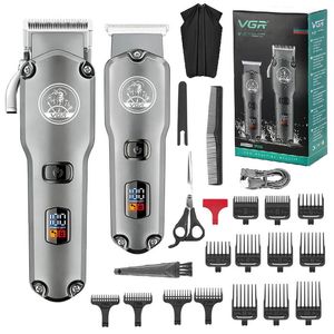 Professional Combo Kits Hair Clipper Electric Powerful Hair Trimmer For Men Rechargeable Cordless Haircut Machine Lithium Ion240115