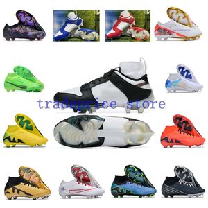 Erkek Çocuklar Siyah Beyaz Panda Cleats Gençlik Phantom Elite GX FG Futbol Botları Erkek Kızlar Kadın Ayakkabıları Düşük Yüksek Kırmızı Mavi Yeşil Pembe Siyah Kelin Boyut Bizi 3y-13 EUR 35-47