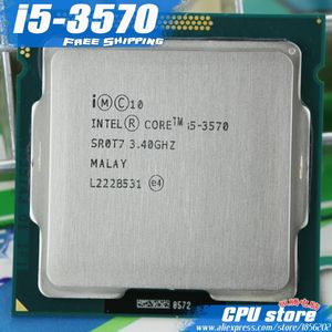 LNTEL I5 3570 CPU İşlemci Dörtlü Korucu3.4GHz L3 = 6m77W Socket LGA 1155 Masaüstü CPU I5-3570 Çalışma 100% 240115