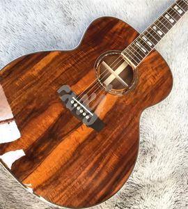 Top quality 43 all-KOA wood F50 acoustic guitar Rose wood fingerboard electric guitar