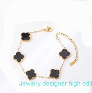 Kolye Kolyeler Van 18K Altın Kaplama Mücevher Tasarımcısı Kadınlar için dört yapraklı yonca moda düğün partisi mücevherleri yüksek versiyonu kutu mücevherleri