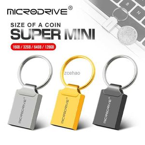 USB flaş sürücüler metal mini usb flash sürücü 16GB 32GB Pendrive USB2.0 Flash Drive 128GB 64GB küçük bellek çubuğu u disk thumbdrive withe anahtar zinciri