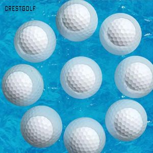 CRESTGOLF 5pcs Pack Floating Golf Balls Water Pelotas Balle De Practice 2 Layer Floater Accessories 240116