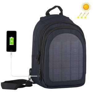 Aksesuarlar Haweel 5W Güneş Paneli Erkekler Sırt Çantası Powered Sırt Çantası USB Şarj Antitheft Dizüstü Bilgisayar Erkekler İçin Seyahat Sırt Çantaları Tuval Bagpack