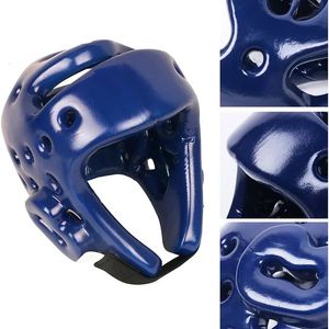 Çocuk Yetişkinler Taekwondo Headgear Professional Taekwondo Kask Baş Koruyucusu MMA Kaskları Boks Karate Koruma Dişli Mavi Kırmızı 240115