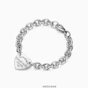 Tasarımcı Mücevherleri Kadınlar Bilezik Klasik T Ev 925 STERLING Gümüş Kalp Yepyeni Elmas Okhead Aşk Kolye Bilezik Moda El Giyim Toptan E352