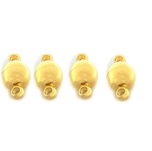 5pcslot yuvarlak manyetik toka kancaları mücevher tokalları uç kapaklar kolye bilezikler Ewelry kolye bilezikleri için konektörler el4786549