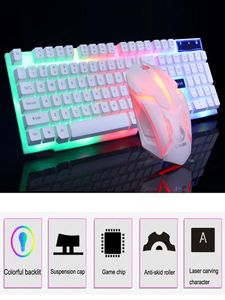 D280 Английская игровая клавиатура со светодиодной RGB-подсветкой и разноцветными колпачками клавиш Клавиатура с подсветкой для геймеров Аналогичное механическое ощущение YE2224368879