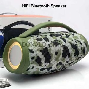 Taşınabilir Hoparlörler Boombox3 Mini RGB Bluetooth Hoparlörler Kablosuz Subwoofer Stereo Home Science Super Bas Mp3 çalar Tws Ses Kutusu FM Radios J240117