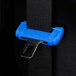 Nuova protezione universale per fibbia della cintura di sicurezza per auto in silicone antigraffio clip per fibbia della cintura di sicurezza copertura antigraffio per interni auto