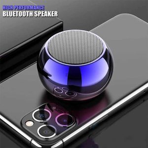 Bookshelf Speakers M3 High Quality Super Bass Mini LED Plating Loud Outdoor Sports Portable Round Small Wireless Speaker For Mobile Phone
