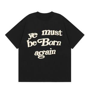 Avrupa Boyutu M-XL Tasarımcı T-Shirt Monogramlı Baskı ile Kısa Kollu Üstü Satılık Lüks Erkek Hip Hop Giyim