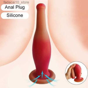 Diğer Sağlık Güzellik Ürünleri Silikon Büyük Butt Fiş Yetişkinler için Anal Kadın Büyük Butt Plug Dildo Mastüratör Stimülatör Anüs Dilatador Ürün Dükkanı Q240117