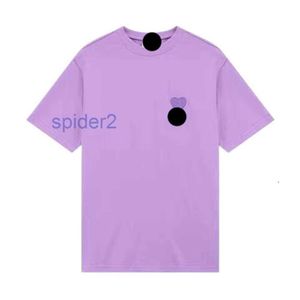 Tasarımcı T Shirt En Kalite İlkbahar/Yaz Yeni İşlemeli Şeftali Kalp Aşk Kısa Kollu UNISEX Moda Marka Gevşek Çift Stil L3AY L3AY