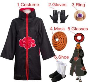 Косплей Тоби для мальчиков, маска Обито, карнавальный костюм на Хэллоуин для детей и взрослых, подходит для роста 135 см 185 см Q09108637485
