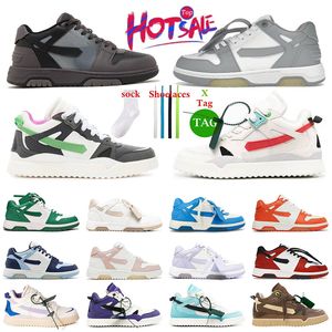 OFF-WHITE Out Of Office OOO Low Tops off white offwhite off whitesdesigner shoes 【code ：L】The shoe upper leather is made of fashionable high-quality mesh, soft and comfortable