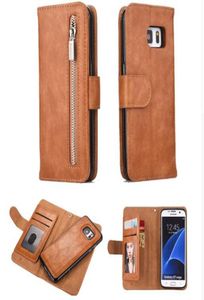Многофункциональный кожаный чехол-кошелек на молнии для Samsung Galaxy S8 S8 Plus S7 S7 Edge J5 J3 J7 2017 A3 A7 A5 2017 чехол для телефона Cover6450406