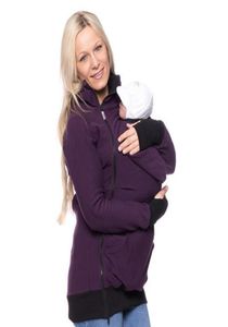 Bebê carregando mulheres moletom com capuz canguru moletom para mãe bebê vestindo moletom com capuz plus size tops outwear1682440