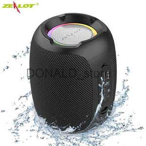 Портативные колонки ZEALOT S53 Портативная Bluetooth-колонка 10 часов 10 Вт супер громкий звук Bluetooth-динамик IPX6 водонепроницаемый для телефона TF-карта USB J240117