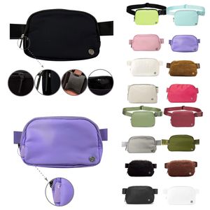 Yoga lu everywhere fleece chest belt bum Bag lulul womens men's Nylon Outdoor sport bumbag Luxury Designer bag Crossbody Shoulder teddy fanny pack Waist satchel bags