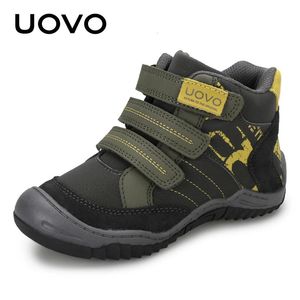 2023 UOVO Arrival MidCalf Hiking Fashion Kids Sport Shoes Brand Outdoor Children Casual Sneakers For Boys Size 2636 240117