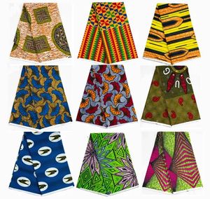 Tecido de cera nigeriano de ancara d preços de atacado 100% algodão costura macia tissu artesanato africano cera real para vestidos femininos 240117