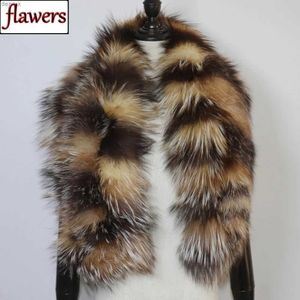 Scarves Hot Sale Women Winter Warm Natural Fox Fur Scarf Ring Knit Real Fox Fur Lady Fashion Neckerchief Scarves Women Real Fur Shawl