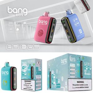 Yeni Bangbox 18000 12 Flavors Tip-C Kabuklu Bobin Nabız Modu Normal Modu Çocuk Kilidi Elektrik ve Yağ Display E-Cigarettes ile Tek Kullanımlık Vape Kalem