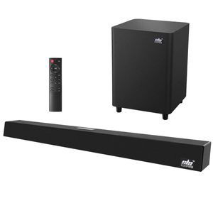 Soundbar 120W Ev Sineması Ses Sistemi Soundbar 2.1 TV Bluetooth Hoparlör Destek Optik AUX Koaksiyel Ses Çubuğu TV için Hoparlörler Hoparlörler