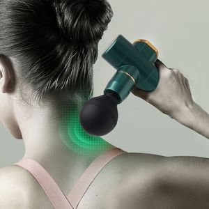 Mini titreşen elektrikli fasya tabancası kas gevşeme masajı elektrik fitness masaj ekipmanı kas ağrısı terapi cihazı m