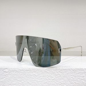 Tasarımcı Moda Güneş Gözlüğü Polikarbonat Metal Ekstra Büyük Lensler F4121US UV Dayanıklı Yüksek Uç Güneş Gözlüğü Partisi Plaj Açık Sürüş Goggles