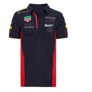 F1 Camisetas Peripheral Formula One Racing Suit Polo Red Team Manga Curta Lapela T-shirt Tee Petronas Pit Grand Prix Fast Dry Riding Roupas I1WQ 2PO1