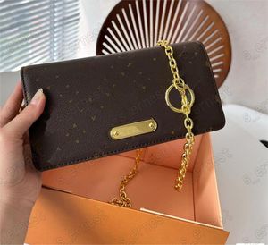 Zincir kadın tasarımcısı woc omuz çantaları çanta cüzdanı cüzdan cüzdanı crossbody çanta moda lüks bayan debriyaj m82509