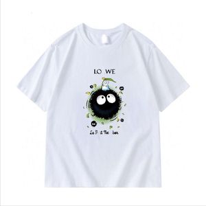 Moda casual masculina Loes clássico Designer de luxo T-shirt Primavera verão nova marca da empresa Totoro homens e mulheres com algodão manga curta impressão casal