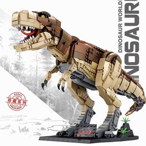 Bloklar Jurassic dinozorlar tuğlalar tyrannosaurus rex yapı blokları Mosasaurus moc t rex oyuncaklar Noel Hediyeleri Yetişkin Çocuklar İçin Erkekler 240120