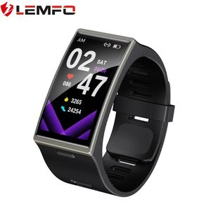 Saatler Lemfo DM12 Akıllı İzleme 1.9 inç Tam Dokunmatik Ekran IP68 Su Geçirmez Kalp Hızı Monitörü Android iOS için Çoklu Spor Moduları
